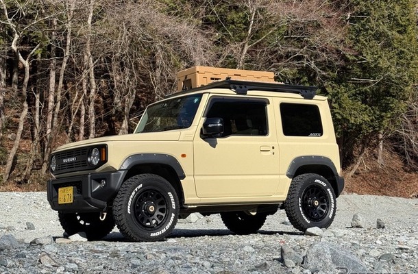 スズキ・ジムニーにMONSTA TYRES MUD WARRIOR装着