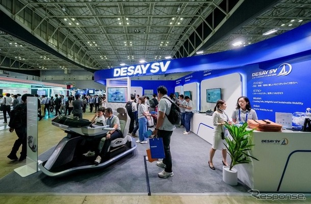 Desay SVのブース（人とくるまのテクノロジー展 2026）