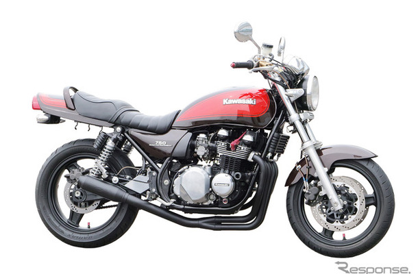 ゼファー750/RS用 モリワキモンスターブラックマフラー