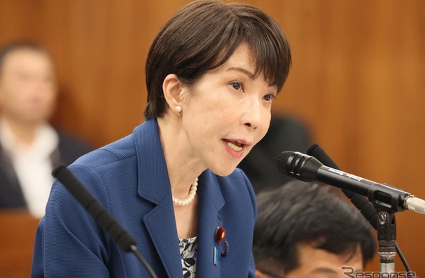 ガソリン補助金の見直しを示唆した高市早苗首相（資料画像）