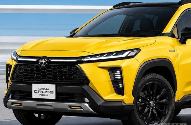 トヨタの新型ピックアップトラック 予想CG