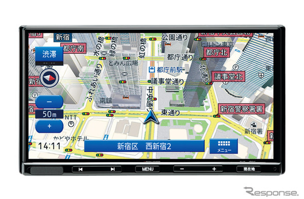 7型フルセグTV付きモデル『AVN-RS01』