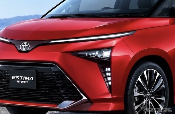 トヨタ エスティマ 次期型の予想CG