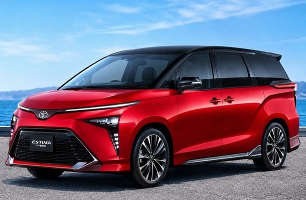 トヨタ エスティマ 次期型の予想CG