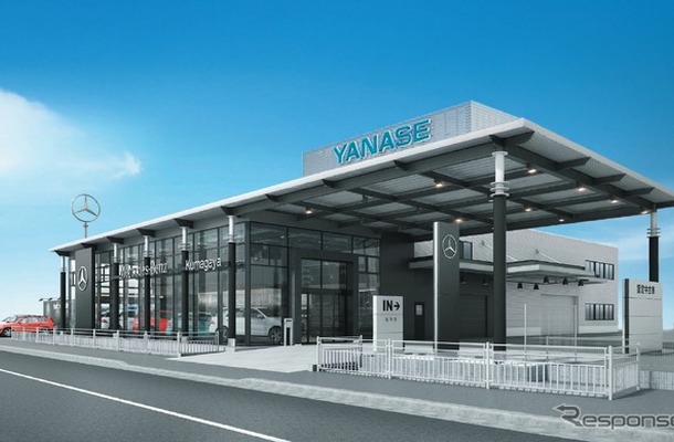 ヤナセ熊谷支店（メルセデス・ベンツ熊谷）」のリニューアルイメージ