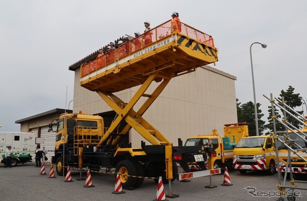 はたらく車の乗車体験も！　車両は一例