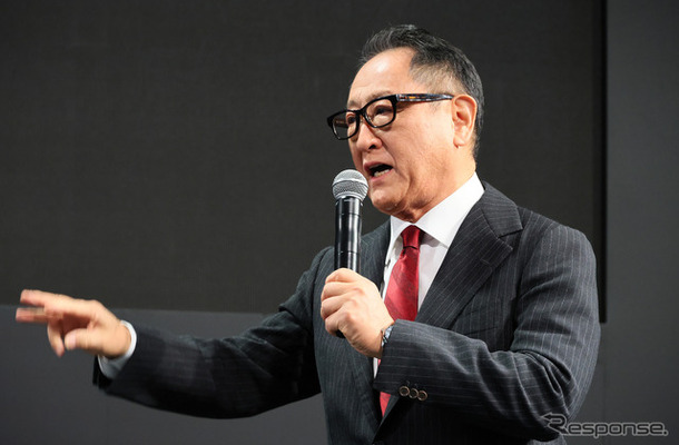 トヨタ自動車の豊田会長（東京オートサロン2026）