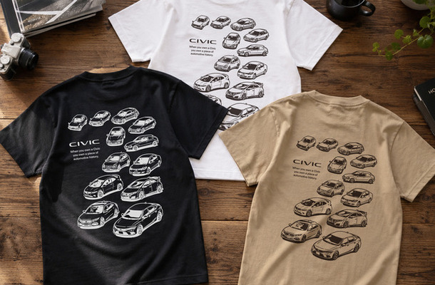 CIVICヒストリーTシャツ