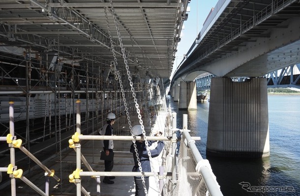 首都高荒川湾岸橋の大規模修繕