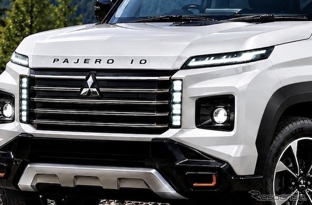 三菱 パジェロ io 後継モデルの予想CG