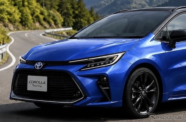 トヨタ カローラツーリング 次期型の予想CG