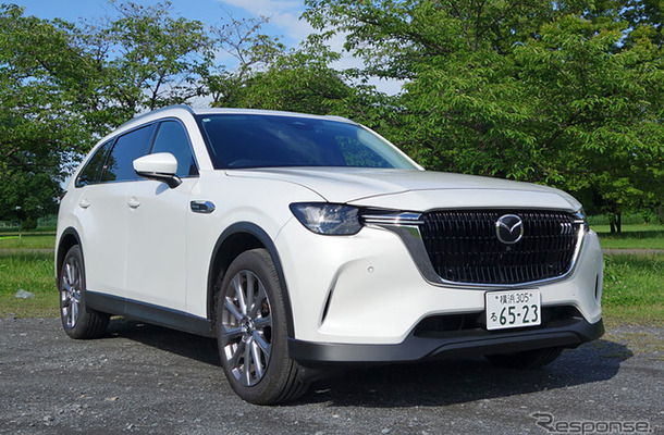 マツダ CX-80 XD Lパッケージ（改良後のドライブエディションに相当）4WDのフロントビュー