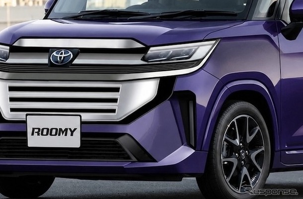 トヨタ ルーミー 次期型の予想CG