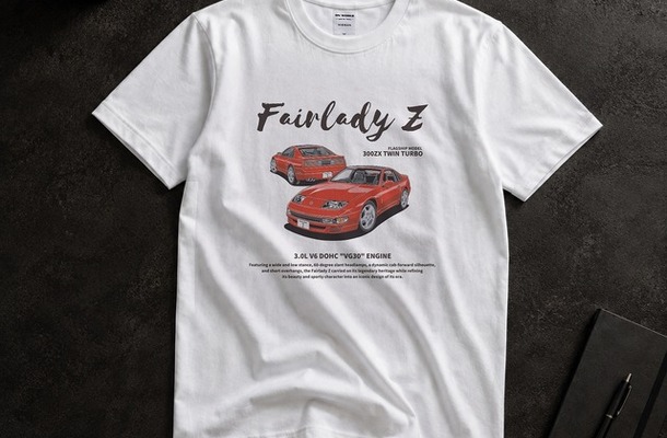 「NISSAN Fairlady Z（Z32）デザインTシャツ」