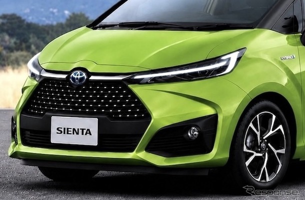 トヨタ シエンタ 次期型の予想CG