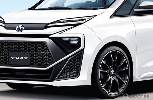 トヨタ ヴォクシー 次期型の予想CG