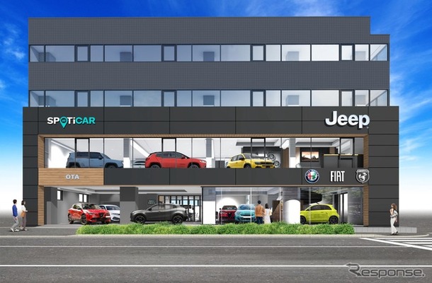 認定中古車専売店「ジープ／アルファ ロメオ／フィアット／アバルト大田スポティカーセンター」