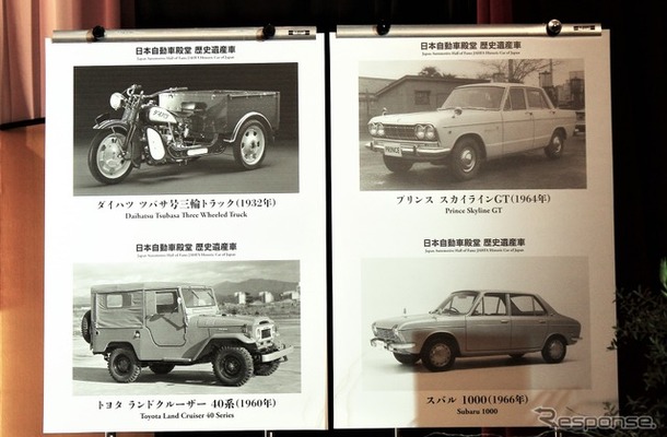 日本自動車殿堂  歴史遺産車