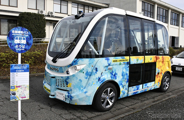 イメージ：茨城県境町の自動運転バス