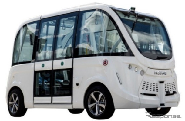 富士吉田市で自動運転EVバス