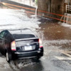 ゲリラ豪雨の時も車両保険に入っていれば安心