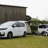 ホンダ『フリードe:HEV AIR』と『N-BOX』のホンダアクセスの子育て応援純正アクセサリー装着車