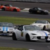 初代のユーノスロードスター(NA)から現行ND型まで、すべてのロードスターに門戸を開いたナンバー付きのワンメイクレース