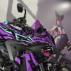 『ストリートファイター6』とコラボレーションした『GSX-8R Tuned by JURI』（大阪モーターサイクルショー2025）