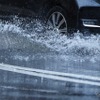 豪雨での走行
