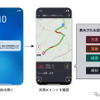 「通勤ルート渋滞チェッカー」の提供を開始したauカーナビ