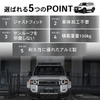 クラフトワークスの『ランクル250』専用スクエアフラットルーフキャリア