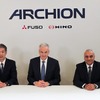 日野と三菱ふそう統合の新持株会社の社名は「ARCHION」に
