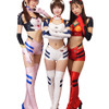 エヴァンゲリオンレーシング・サーキットメイト（左：雪野るな、中：藤白玲華、右：渡川もも）