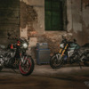 スズキ GSX-8TT（左）とGSX-8T（右）