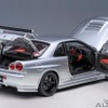 AUTOart製「ニスモ R34 GT-R Z-tune シルバー」の1/18スケールモデル