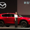 マツダのブランドアンバサダーに就任した綾瀬はるかさんと新型CX-5