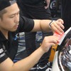 会場協力した、株式会社TNKのスタッフ石川隼士氏もカラーPPFの施工トレーニング研修に参加
