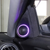 「ドアスピーカー」の「アウター化」が実行されたオーディオカーの一例（製作ショップ:ワープス＜広島県＞）。