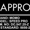 MOMO SPEED PROはFIA8856-2018公認規格に適合