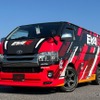 実車「エヴァRT2号機 トヨタ ハイエース」