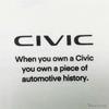 CIVICヒストリーTシャツ