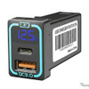 MAXWIN トヨタ車専用USBカーチャージャー『K-USB02-T1B』