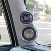 リクロス（広島県福山市）にて製作されたオーディオカーの一例。