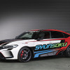 エンジョイホンダに展示される『シビックタイプR』の瞬足ラッピングカー