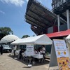試乗受付。最強パーク宮城の外一般道をぐるりと回る杜の都仙台ならではの美しいコース