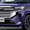 トヨタ ルーミー 次期型の予想CG