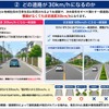 どの道路が30km/hになるのか