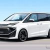トヨタ ヴォクシー 次期型の予想CG