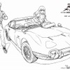 『真夜中のスーパーカー』伝説の ナゴヤ2000GT のぬり絵を募集…NHKドラマ　来春放送