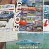 懐かしの東京モーターショーのパンフレット。いすゞ、スバル（富士重工業）、ホンダ。
